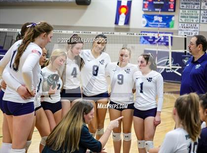 Thumbnail 2 in Pine Creek vs Legacy (CHSAA 5A Region 6 Playoff) photogallery.