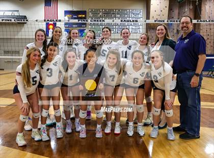 Thumbnail 3 in Pine Creek vs Legacy (CHSAA 5A Region 6 Playoff) photogallery.