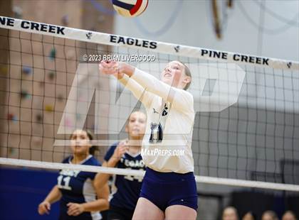 Thumbnail 2 in Pine Creek vs Legacy (CHSAA 5A Region 6 Playoff) photogallery.