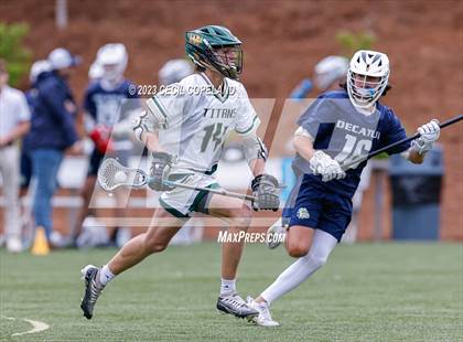 Thumbnail 1 in Decatur @ Blessed Trinity (GHSA 5A-6A 1st Round) photogallery.