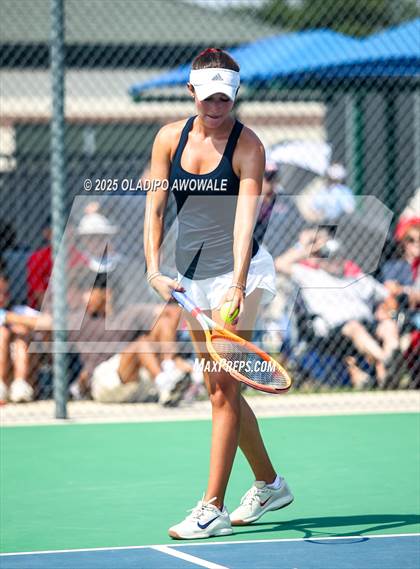 Thumbnail 2 in UIL 4A Girls Tennis (Round of 16) photogallery.