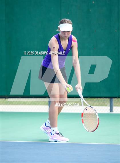 Thumbnail 3 in UIL 4A Girls Tennis (Round of 16) photogallery.