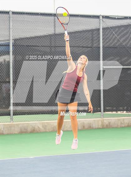Thumbnail 3 in UIL 4A Girls Tennis (Round of 16) photogallery.
