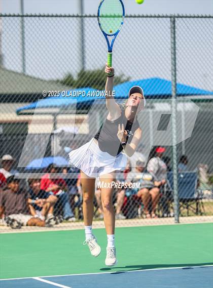 Thumbnail 3 in UIL 4A Girls Tennis (Round of 16) photogallery.