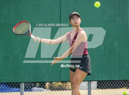 Thumbnail 3 in UIL 4A Girls Tennis (Round of 16) photogallery.