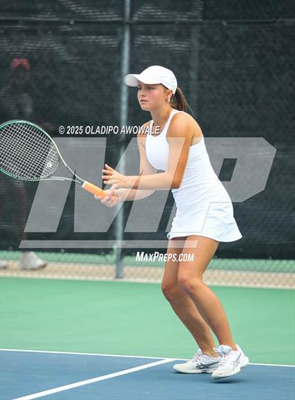 Thumbnail 3 in UIL 4A Girls Tennis (Round of 16) photogallery.