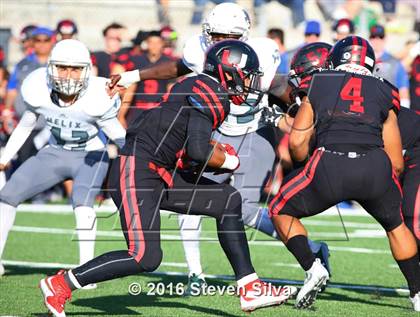 Thumbnail 3 in Clayton Valley Charter vs. Helix (2016 Honor Bowl) photogallery.