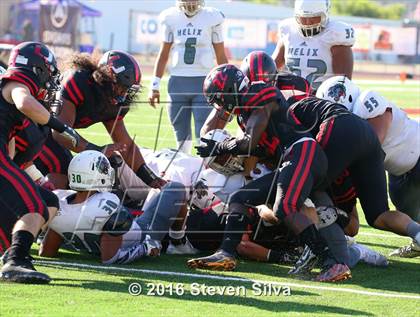 Thumbnail 2 in Clayton Valley Charter vs. Helix (2016 Honor Bowl) photogallery.