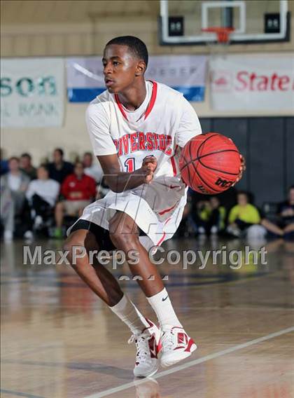 Thumbnail 1 in Miller Grove vs Riverside Academy  (City of Palms Classic) photogallery.