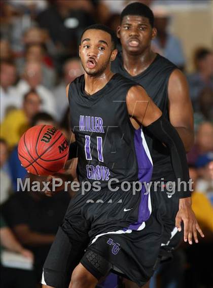 Thumbnail 2 in Miller Grove vs Riverside Academy  (City of Palms Classic) photogallery.