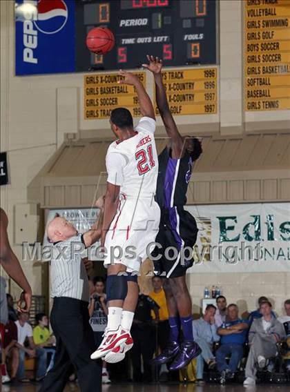 Thumbnail 1 in Miller Grove vs Riverside Academy  (City of Palms Classic) photogallery.