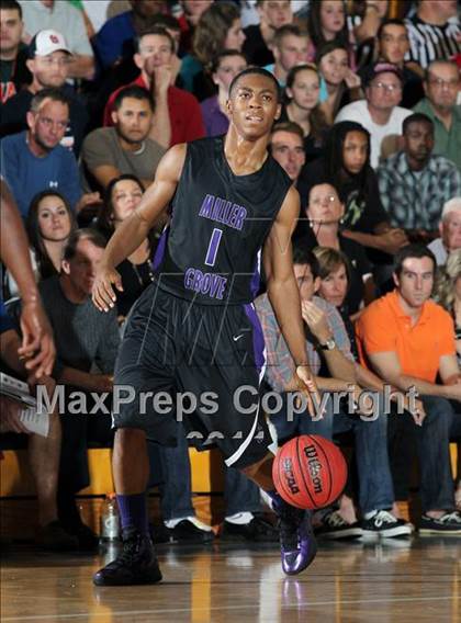 Thumbnail 3 in Miller Grove vs Riverside Academy  (City of Palms Classic) photogallery.