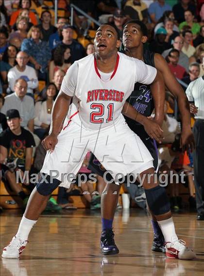 Thumbnail 1 in Miller Grove vs Riverside Academy  (City of Palms Classic) photogallery.