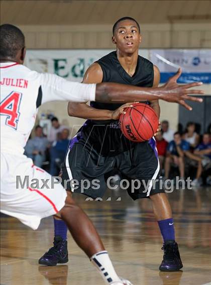 Thumbnail 2 in Miller Grove vs Riverside Academy  (City of Palms Classic) photogallery.