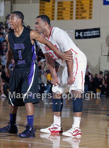 Thumbnail 2 in Miller Grove vs Riverside Academy  (City of Palms Classic) photogallery.