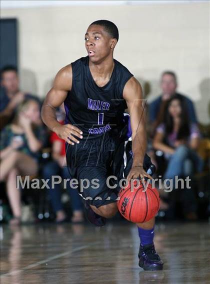 Thumbnail 1 in Miller Grove vs Riverside Academy  (City of Palms Classic) photogallery.