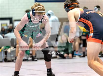 Thumbnail 3 in Doddridge County vs Wirt County (WV Army National Guard Duals) photogallery.