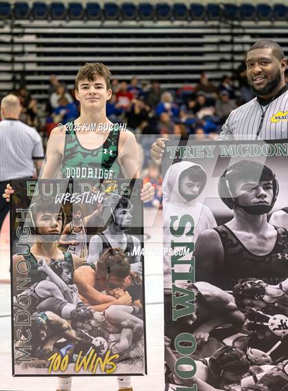 Thumbnail 3 in Doddridge County vs Wirt County (WV Army National Guard Duals) photogallery.