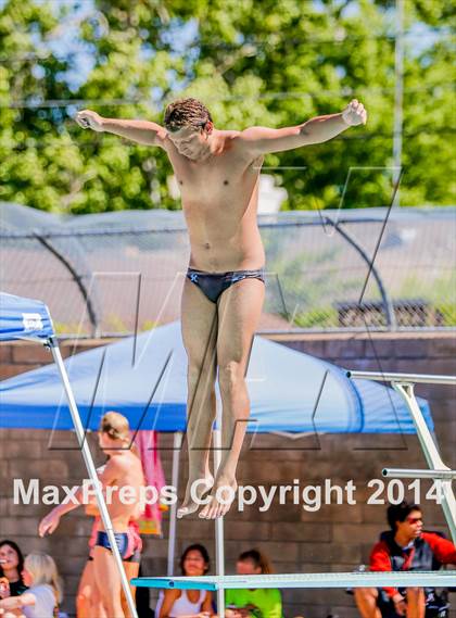 Thumbnail 3 in CIF SJS Boys Diving Championships photogallery.