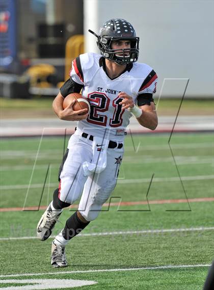 Thumbnail 3 in St. John's vs. All Saints (SPC Small-School Final) photogallery.