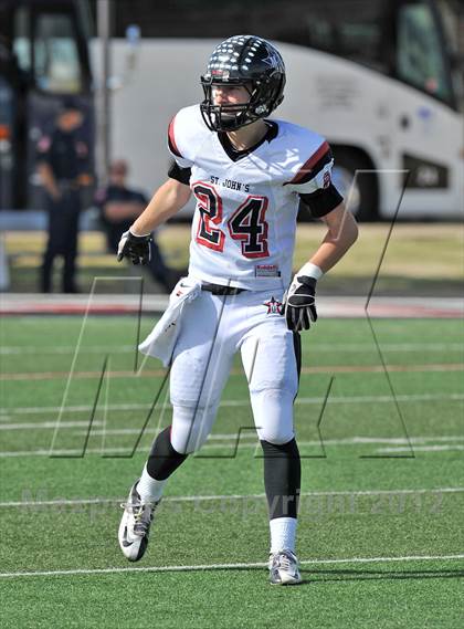 Thumbnail 1 in St. John's vs. All Saints (SPC Small-School Final) photogallery.