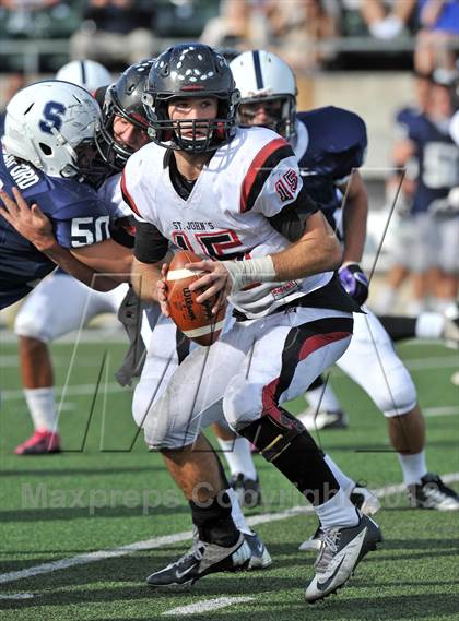 Thumbnail 3 in St. John's vs. All Saints (SPC Small-School Final) photogallery.