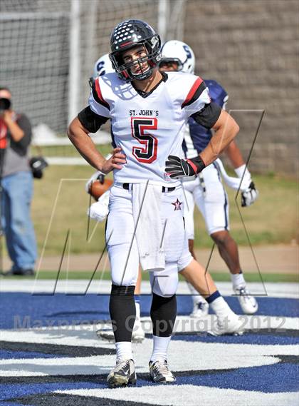 Thumbnail 1 in St. John's vs. All Saints (SPC Small-School Final) photogallery.