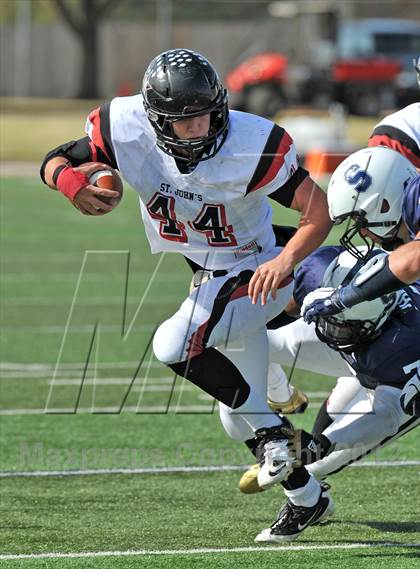 Thumbnail 3 in St. John's vs. All Saints (SPC Small-School Final) photogallery.