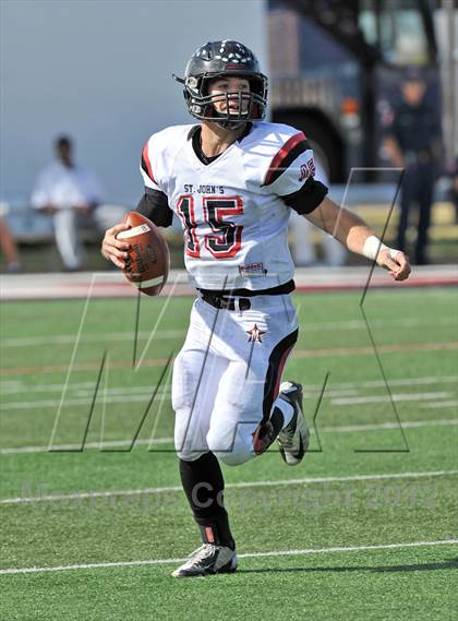 Thumbnail 3 in St. John's vs. All Saints (SPC Small-School Final) photogallery.