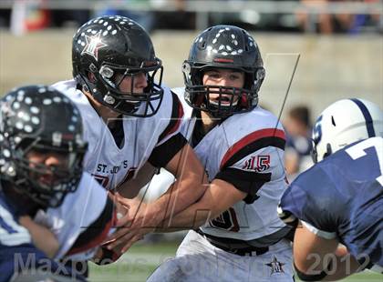 Thumbnail 3 in St. John's vs. All Saints (SPC Small-School Final) photogallery.