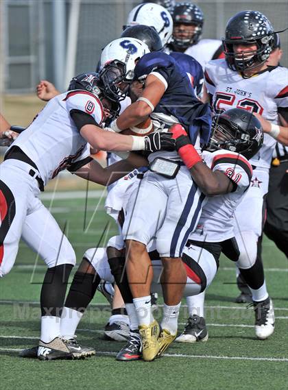 Thumbnail 2 in St. John's vs. All Saints (SPC Small-School Final) photogallery.