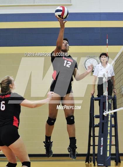 Thumbnail 2 in Langham Creek vs. Mayde Creek (CFISD/Katy Classic) photogallery.