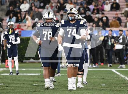 Thumbnail 2 in Mater Dei vs. St. John Bosco photogallery.