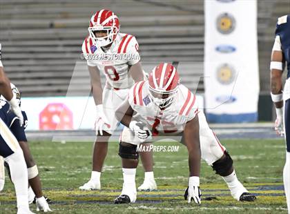 Thumbnail 2 in Mater Dei vs. St. John Bosco photogallery.