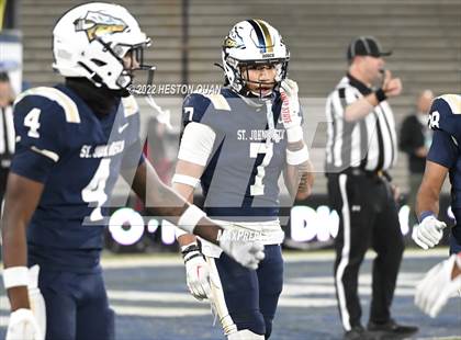 Thumbnail 2 in Mater Dei vs. St. John Bosco photogallery.