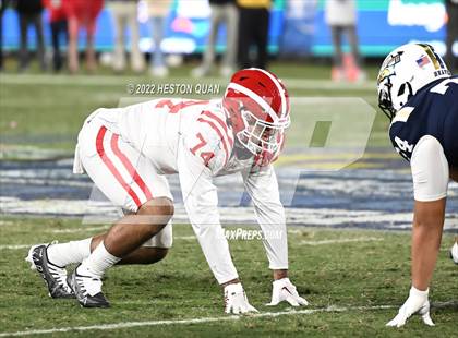 Thumbnail 3 in Mater Dei vs. St. John Bosco photogallery.