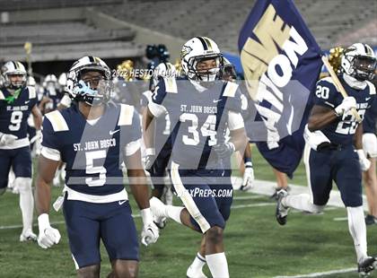 Thumbnail 1 in Mater Dei vs. St. John Bosco photogallery.