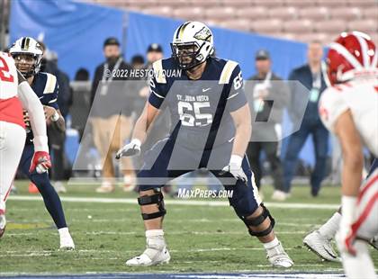 Thumbnail 1 in Mater Dei vs. St. John Bosco photogallery.