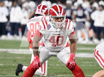 Thumbnail 3 in Mater Dei vs. St. John Bosco photogallery.