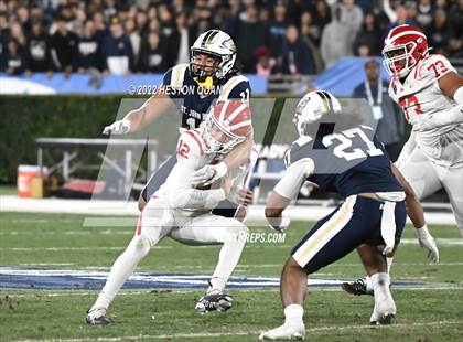 Thumbnail 1 in Mater Dei vs. St. John Bosco photogallery.