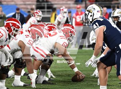 Thumbnail 3 in Mater Dei vs. St. John Bosco photogallery.