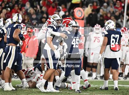 Thumbnail 1 in Mater Dei vs. St. John Bosco photogallery.