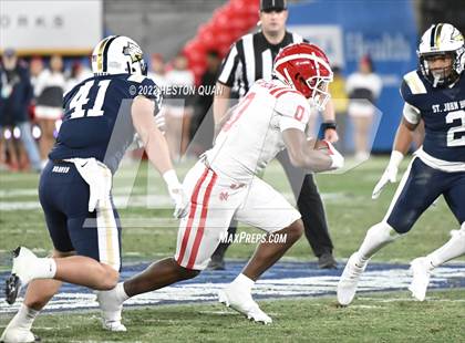 Thumbnail 3 in Mater Dei vs. St. John Bosco photogallery.