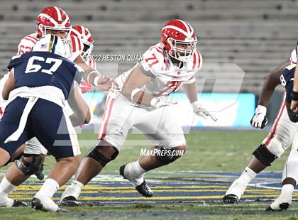 Thumbnail 2 in Mater Dei vs. St. John Bosco photogallery.