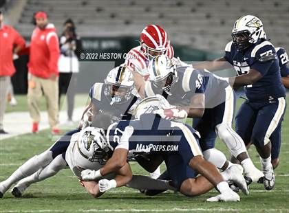 Thumbnail 3 in Mater Dei vs. St. John Bosco photogallery.