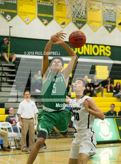Thumbnail 3 in Mountain Ridge vs St Mary's (Horizon Holiday Hoops Tournament) photogallery.