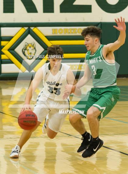 Thumbnail 1 in Mountain Ridge vs St Mary's (Horizon Holiday Hoops Tournament) photogallery.