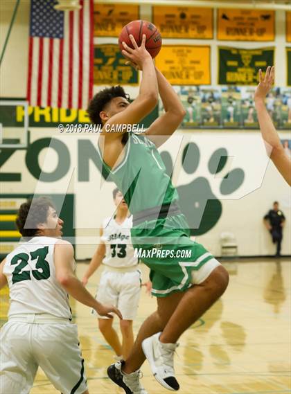 Thumbnail 2 in Mountain Ridge vs St Mary's (Horizon Holiday Hoops Tournament) photogallery.