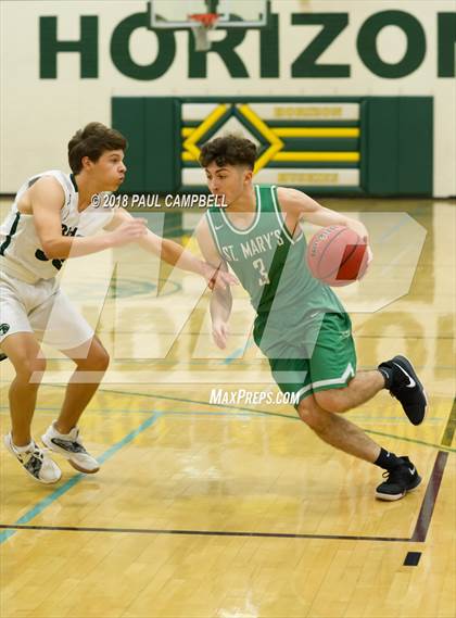 Thumbnail 2 in Mountain Ridge vs St Mary's (Horizon Holiday Hoops Tournament) photogallery.