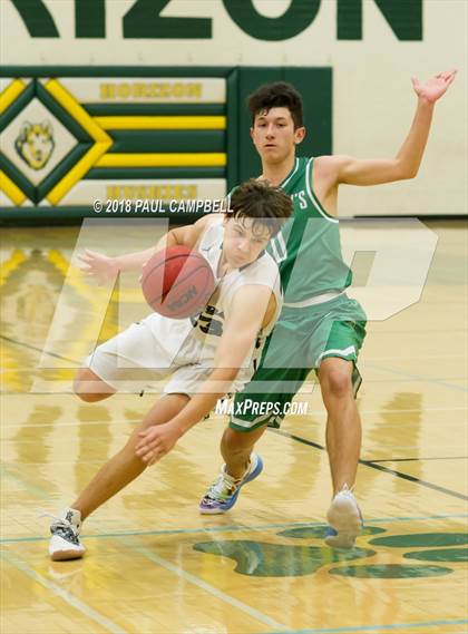Thumbnail 1 in Mountain Ridge vs St Mary's (Horizon Holiday Hoops Tournament) photogallery.